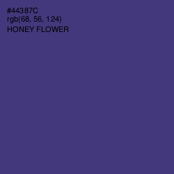 #44387C - Honey Flower Color Image