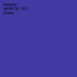 #4438A2 - Gigas Color Image