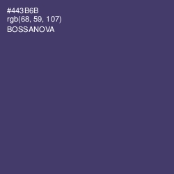 #443B6B - Bossanova Color Image