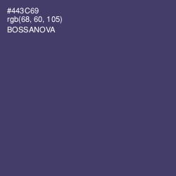 #443C69 - Bossanova Color Image