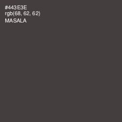 #443E3E - Masala Color Image