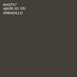 #443F37 - Armadillo Color Image