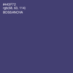#443F72 - Bossanova Color Image