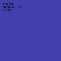 #443FAE - Gigas Color Image