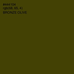 #444104 - Bronze Olive Color Image