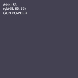 #444153 - Gun Powder Color Image