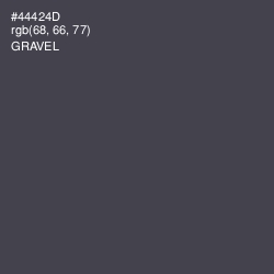 #44424D - Gravel Color Image