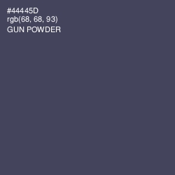 #44445D - Gun Powder Color Image