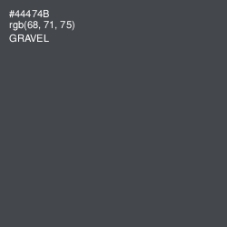 #44474B - Gravel Color Image