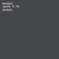#44484C - Gravel Color Image