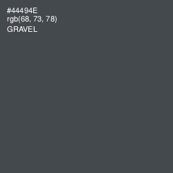 #44494E - Gravel Color Image