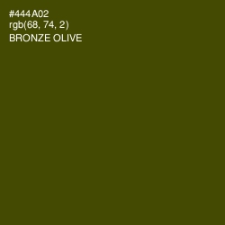 #444A02 - Bronze Olive Color Image