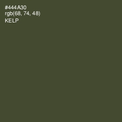#444A30 - Kelp Color Image
