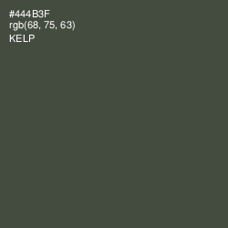 #444B3F - Kelp Color Image