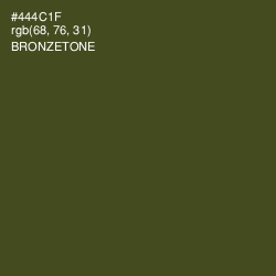 #444C1F - Bronzetone Color Image