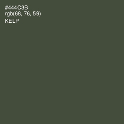 #444C3B - Kelp Color Image