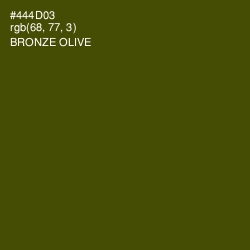 #444D03 - Bronze Olive Color Image