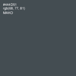 #444D51 - Mako Color Image