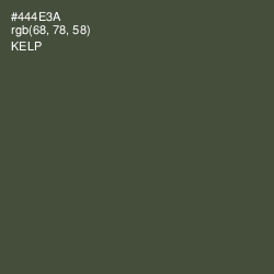 #444E3A - Kelp Color Image