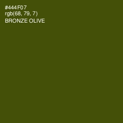 #444F07 - Bronze Olive Color Image