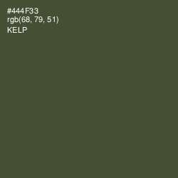 #444F33 - Kelp Color Image