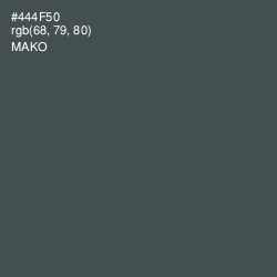 #444F50 - Mako Color Image