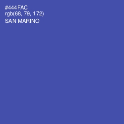 #444FAC - San Marino Color Image