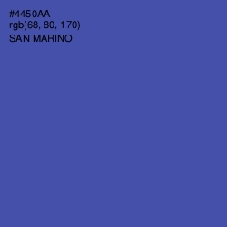 #4450AA - San Marino Color Image