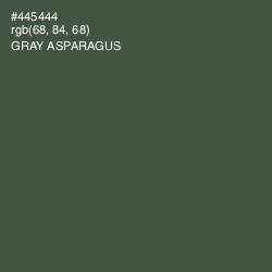 #445444 - Gray Asparagus Color Image