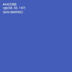 #445DBB - San Marino Color Image