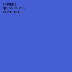 #445ED5 - Royal Blue Color Image