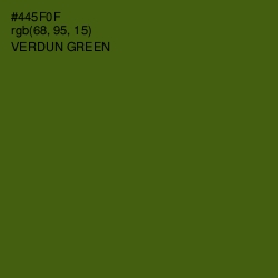 #445F0F - Verdun Green Color Image