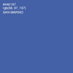 #4461A7 - San Marino Color Image