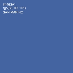 #4463A1 - San Marino Color Image