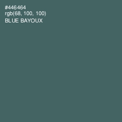 #446464 - Blue Bayoux Color Image