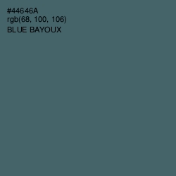 #44646A - Blue Bayoux Color Image