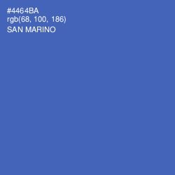 #4464BA - San Marino Color Image