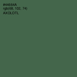 #44664A - Axolotl Color Image