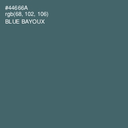 #44666A - Blue Bayoux Color Image