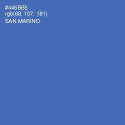 #446BB5 - San Marino Color Image