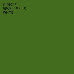 #446C1F - Green Leaf Color Image