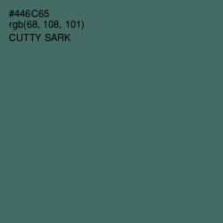 #446C65 - Cutty Sark Color Image