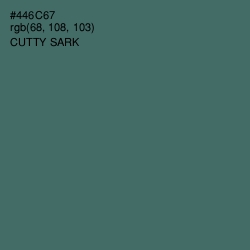 #446C67 - Cutty Sark Color Image