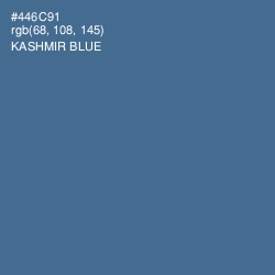 #446C91 - Kashmir Blue Color Image