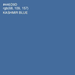 #446D9D - Kashmir Blue Color Image