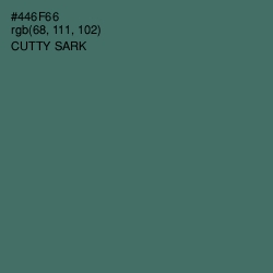 #446F66 - Cutty Sark Color Image