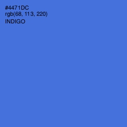 #4471DC - Indigo Color Image