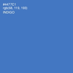 #4477C1 - Indigo Color Image