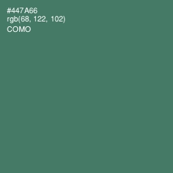 #447A66 - Como Color Image