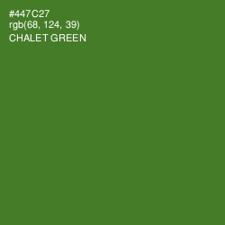#447C27 - Chalet Green Color Image